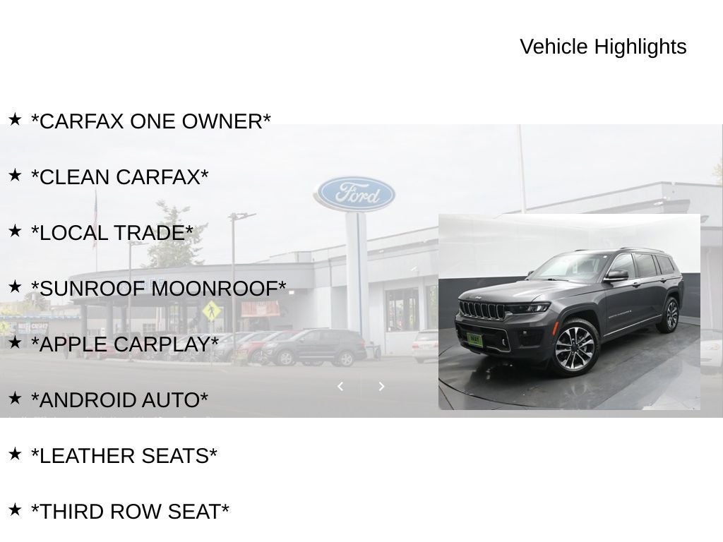 2023 Jeep Grand Cherokee L Overland