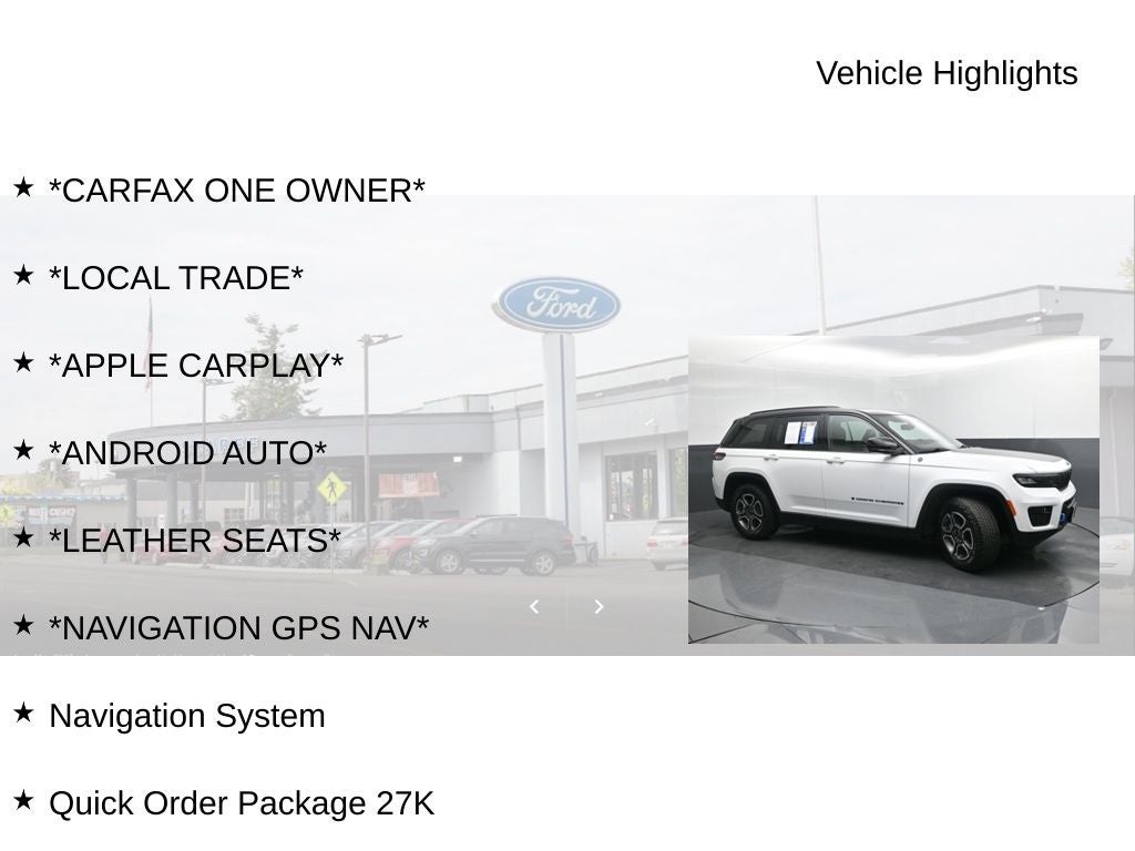 2023 Jeep Grand Cherokee Trailhawk 4xe