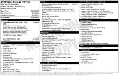 2023 Dodge Durango R/T Plus