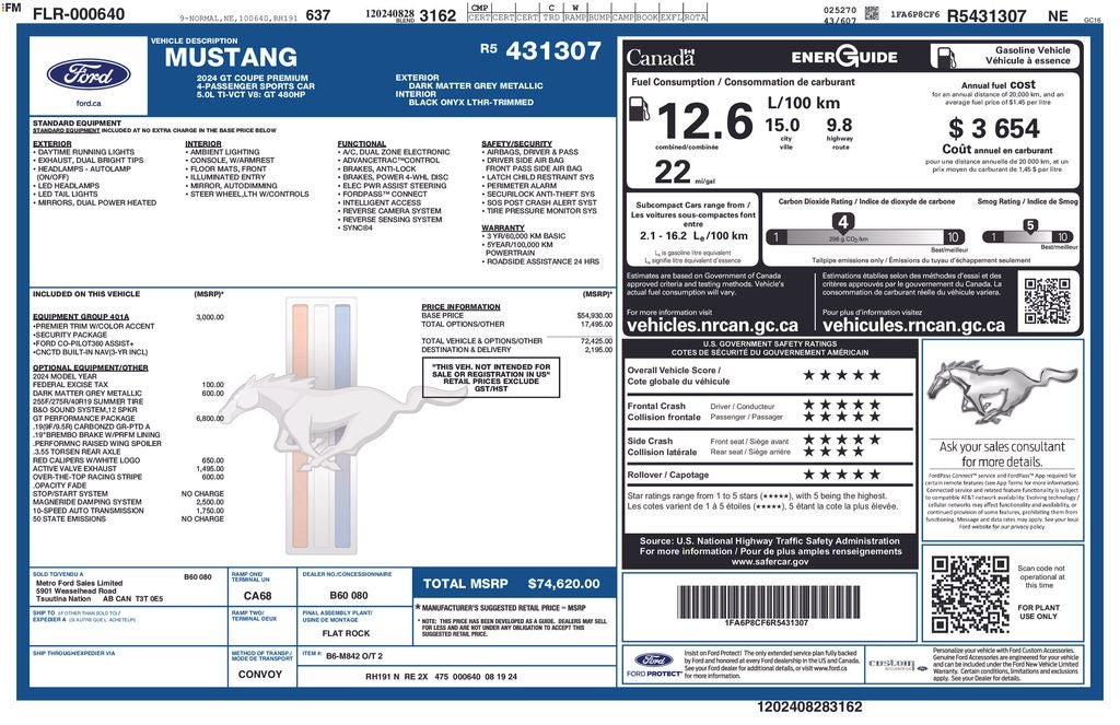 2024 Ford Mustang GT Premium