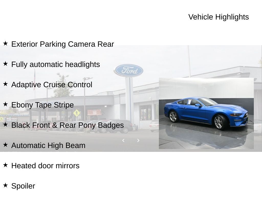 2019 Ford Mustang EcoBoost Premium