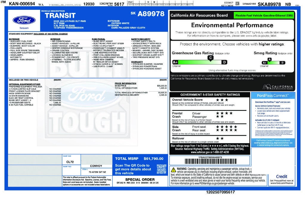 2025 Ford Transit-350 XLT