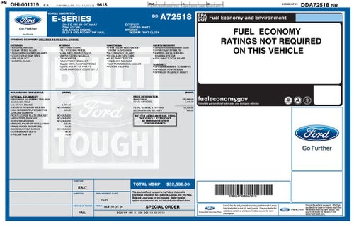 2013 Ford E-450SD Base