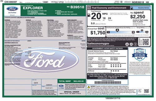 2022 Ford Explorer Platinum