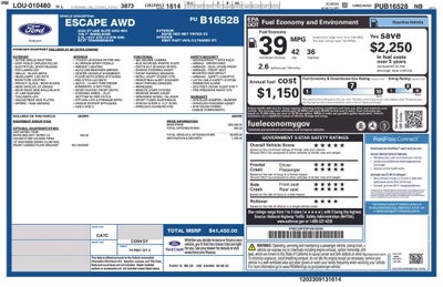 2023 Ford Escape Hybrid ST-Line Elite