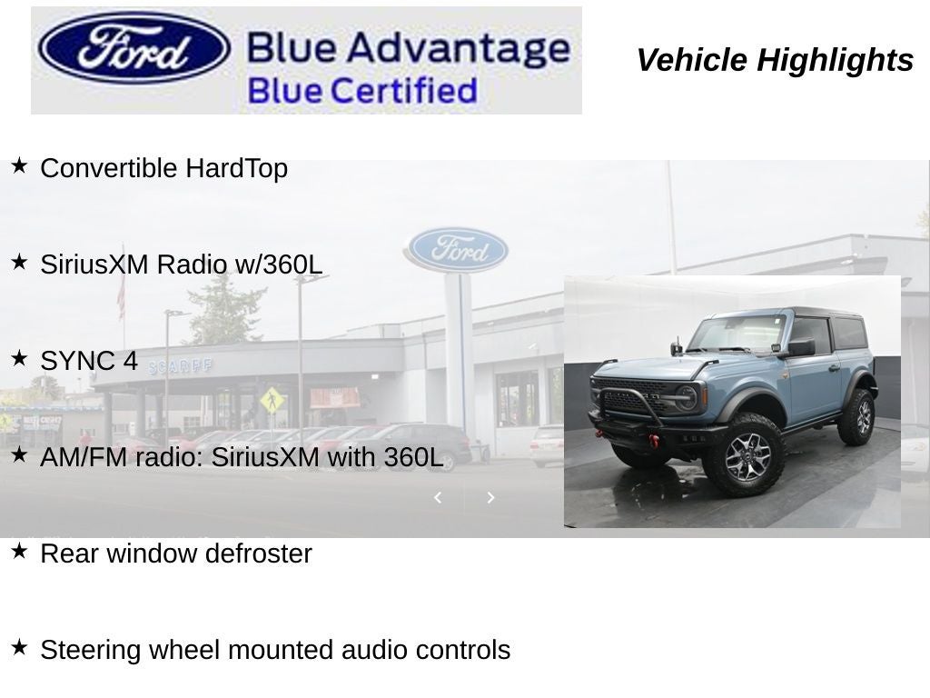 2022 Ford Bronco Badlands
