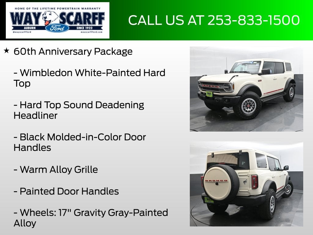 2026 Ford Bronco Outer Banks 60th Anniversary Package