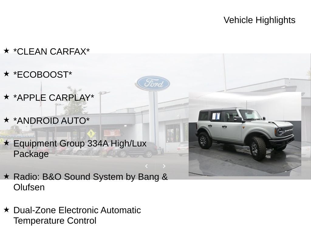 2024 Ford Bronco Badlands