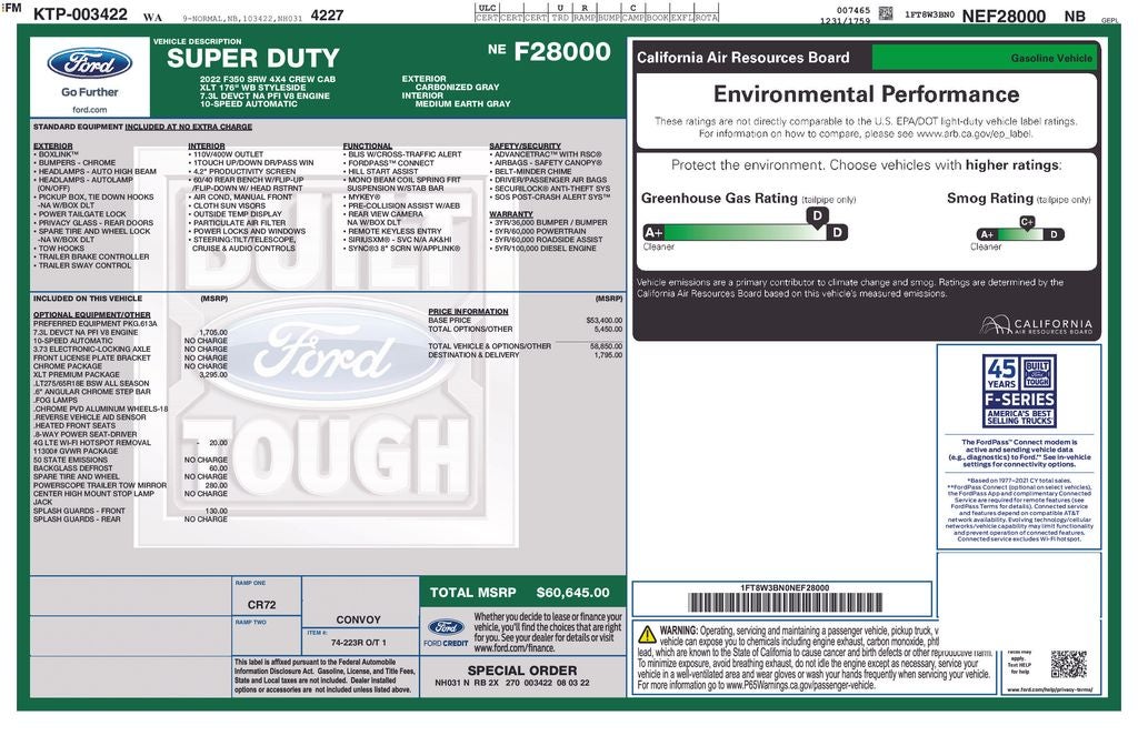 2022 Ford F-350SD XLT