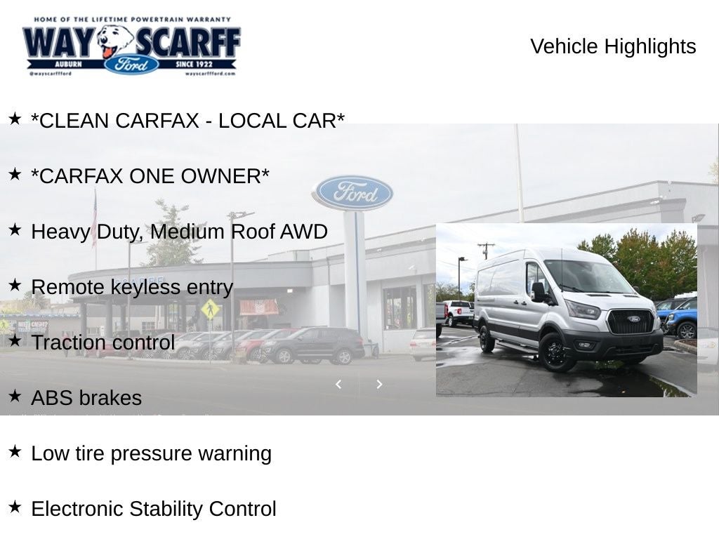 2026 Ford Transit-350 HD MR Cargo AWD