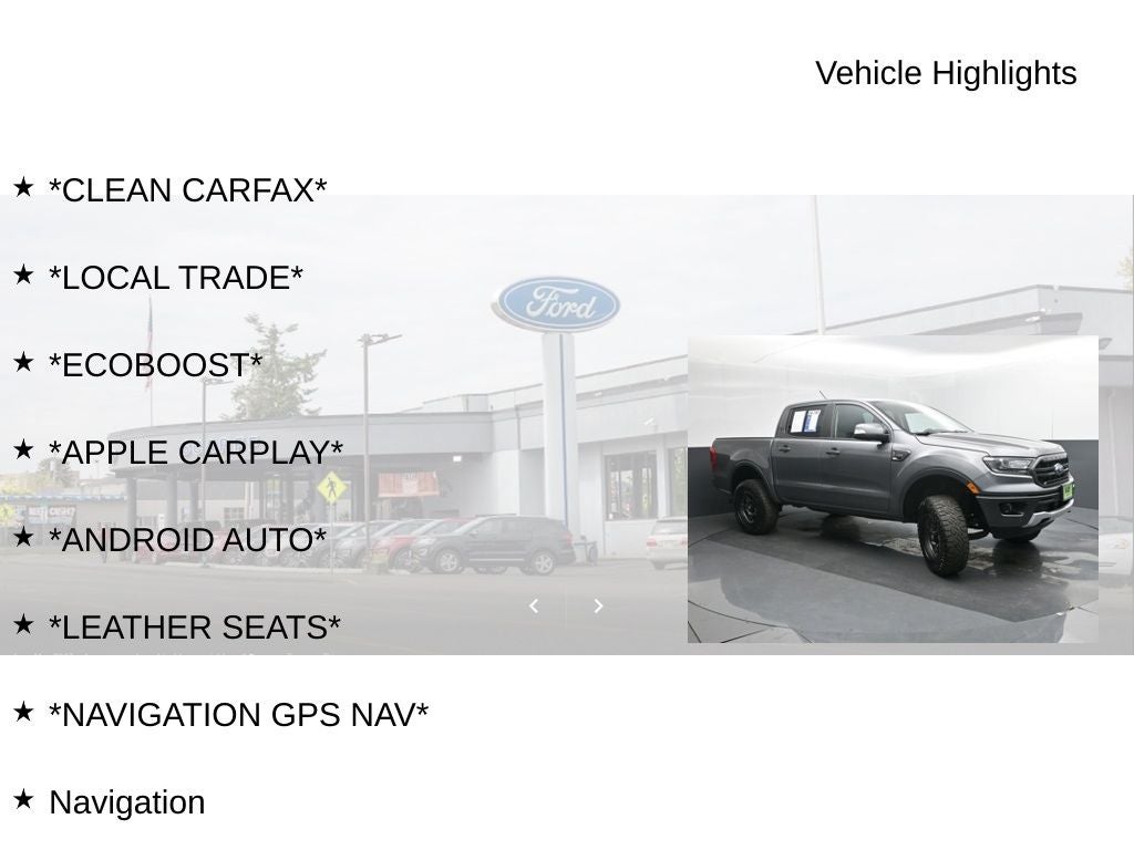 2021 Ford Ranger Lariat