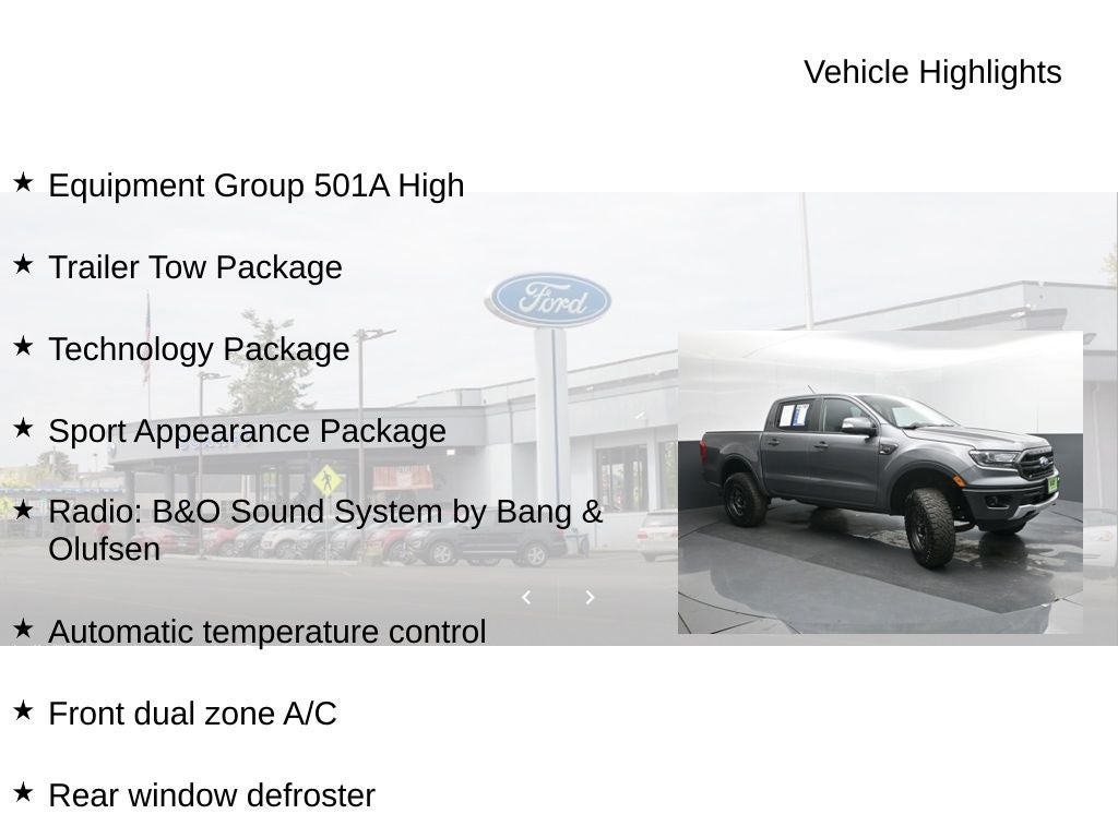 2021 Ford Ranger Lariat