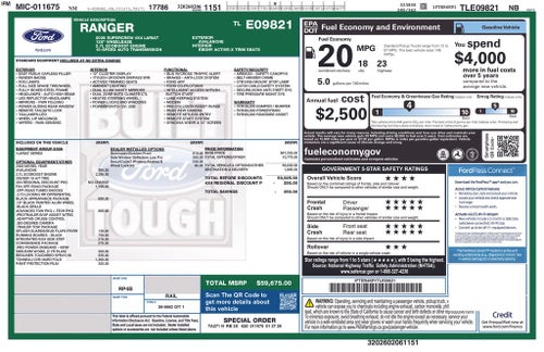 2026 Ford Ranger Lariat