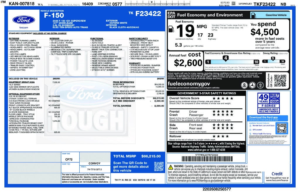 2026 Ford F-150 XLT