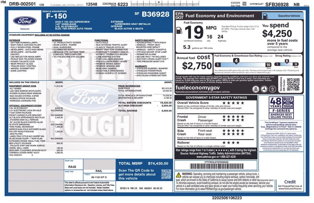 2025 Ford F-150 XLT