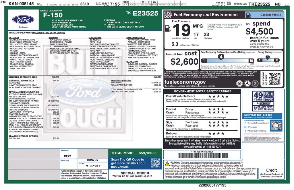 2026 Ford F-150 XLT
