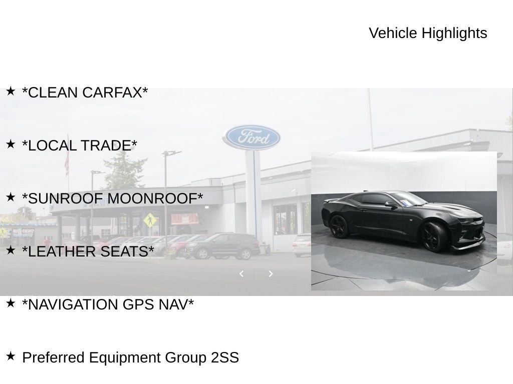 2018 Chevrolet Camaro SS 2SS