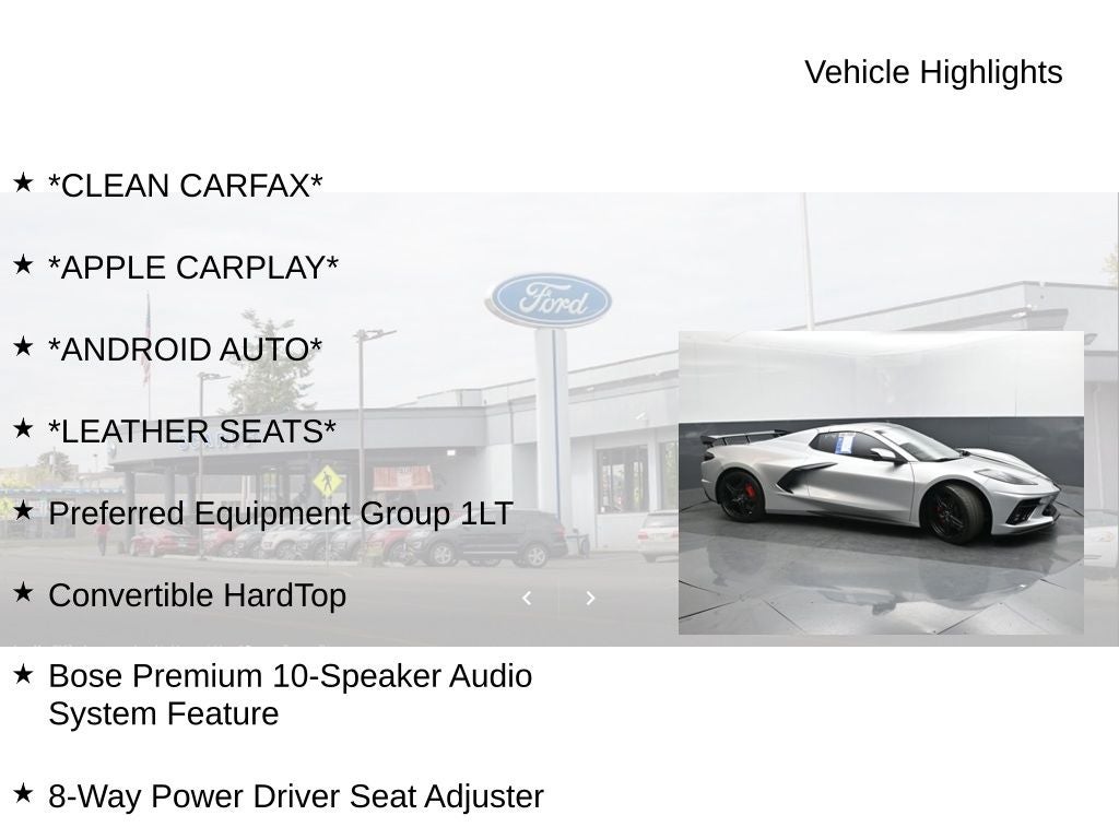 2020 Chevrolet Corvette Stingray 1LT