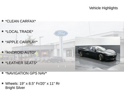 2024 Chevrolet Corvette Stingray 1LT