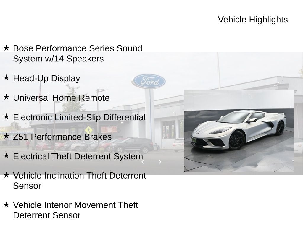 2024 Chevrolet Corvette Stingray 2LT
