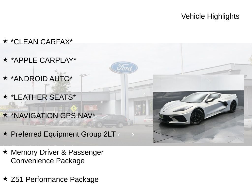 2024 Chevrolet Corvette Stingray 2LT