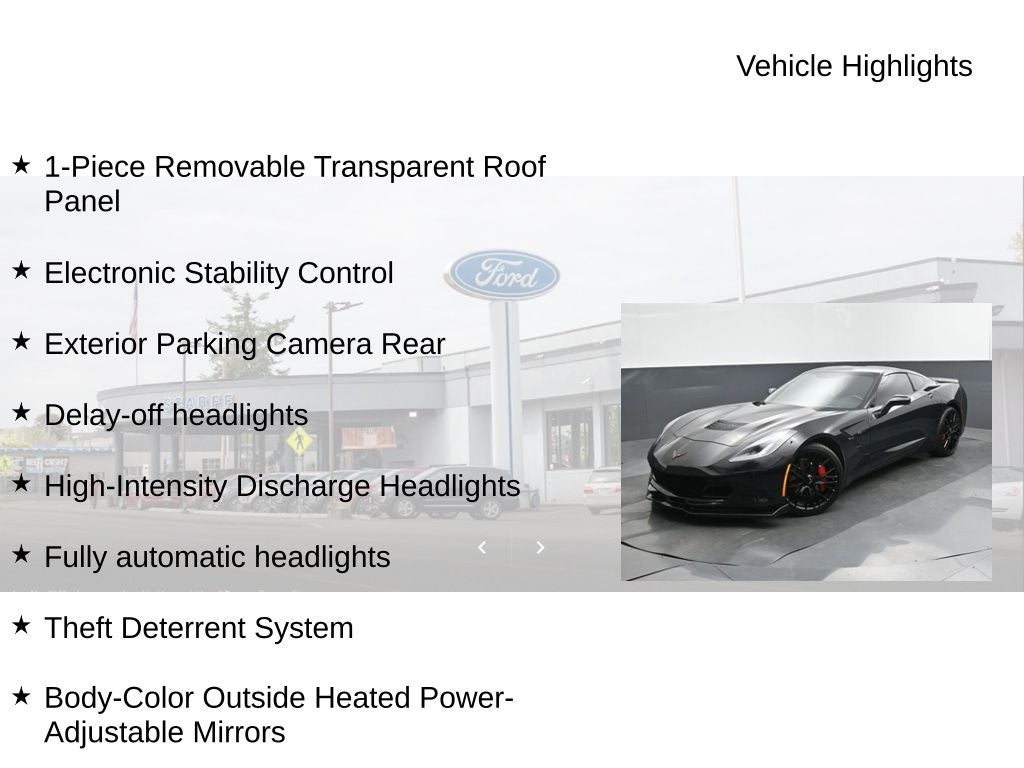 2015 Chevrolet Corvette Stingray 2LT