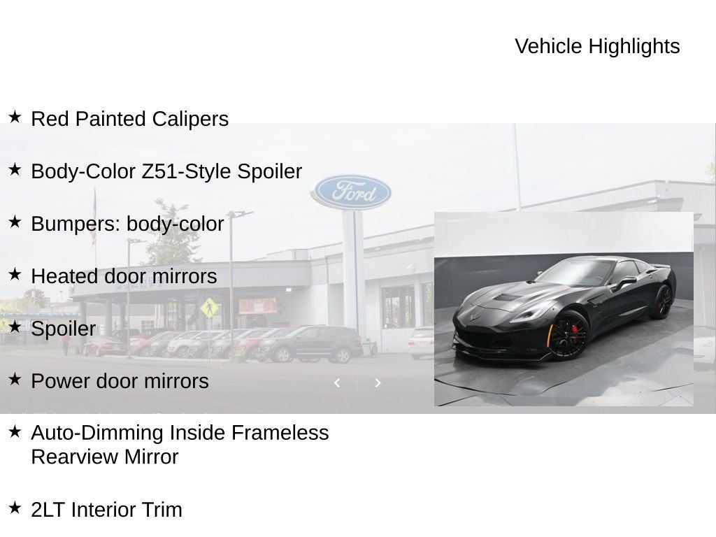 2015 Chevrolet Corvette Stingray 2LT