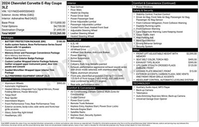 2024 Chevrolet Corvette E-Ray 3LZ