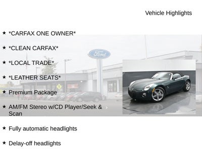 2007 Pontiac Solstice GXP