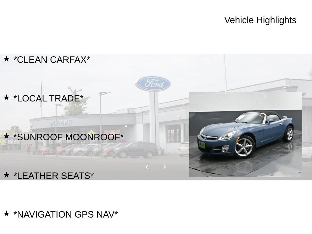 2007 Saturn Sky Base