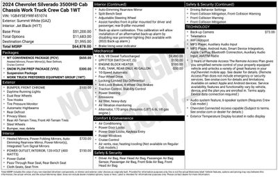 2024 Chevrolet Silverado 3500HD Work Truck