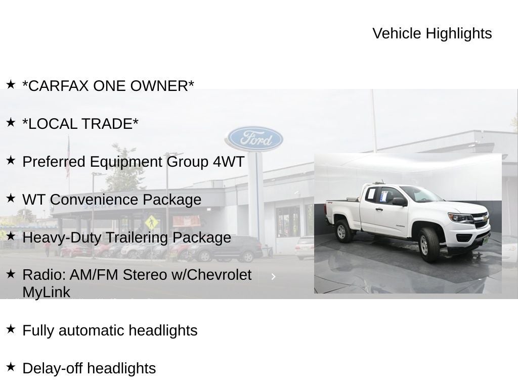 2015 Chevrolet Colorado Work Truck