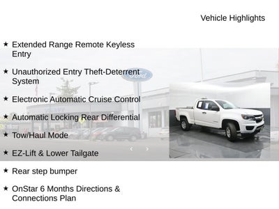 2015 Chevrolet Colorado Work Truck