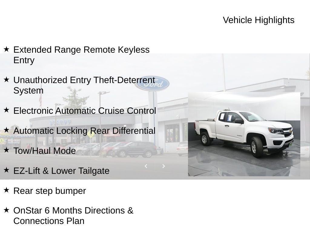2015 Chevrolet Colorado Work Truck