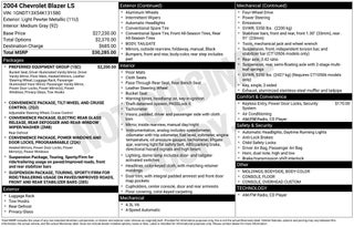 2004 Chevrolet Blazer LS