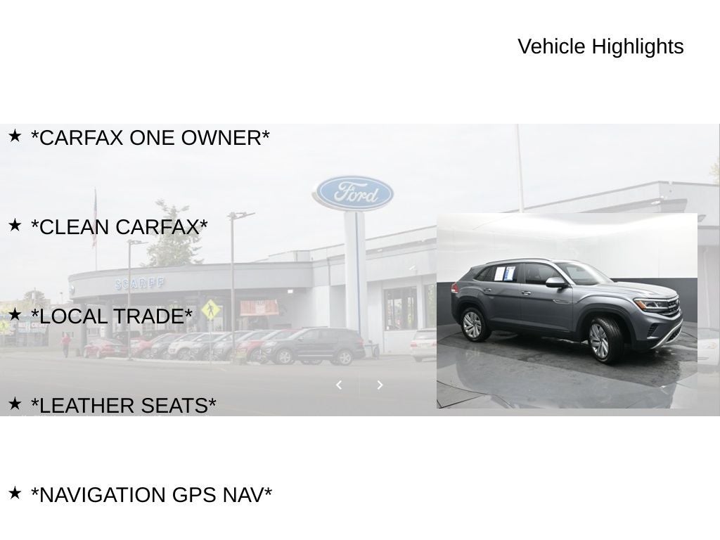 2022 Volkswagen Atlas Cross Sport 3.6L V6 SE w/Technology