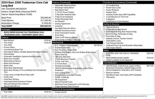 2024 RAM 2500 Tradesman