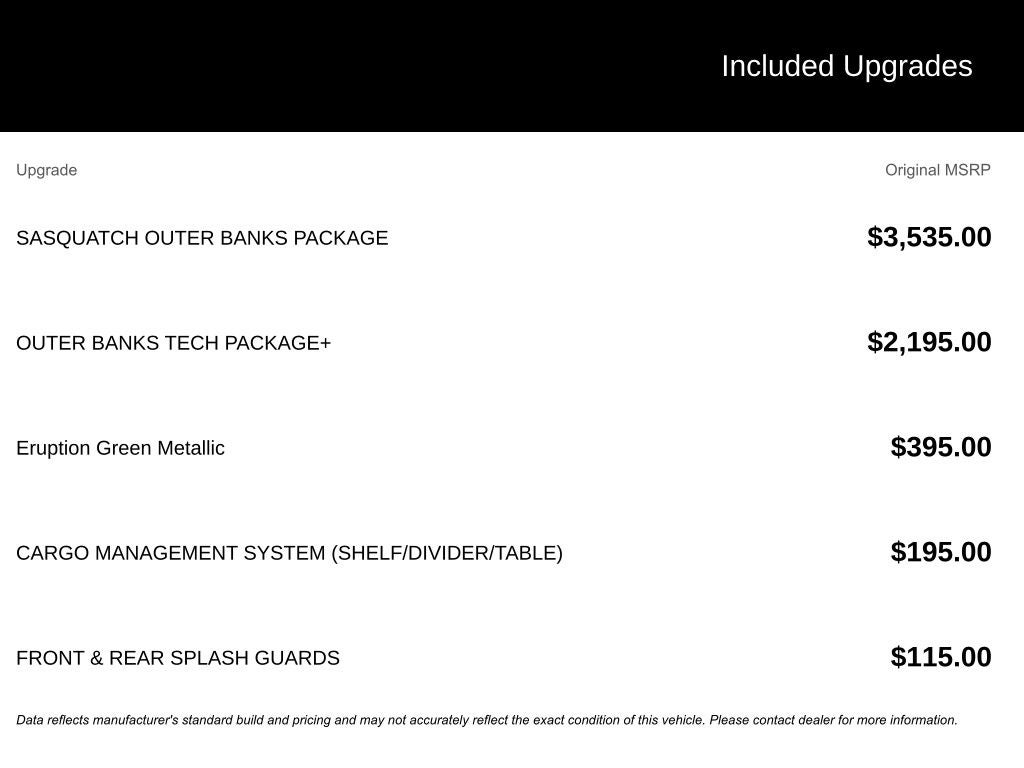2025 Ford Bronco Sport Outer Banks