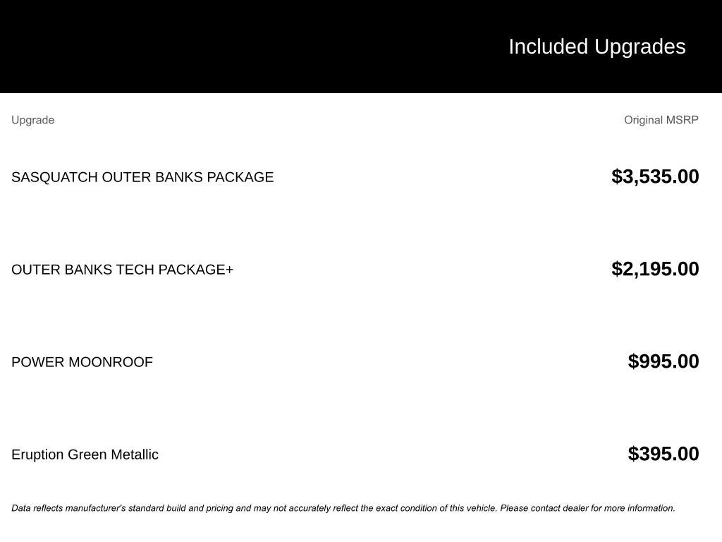 2025 Ford Bronco Sport Outer Banks