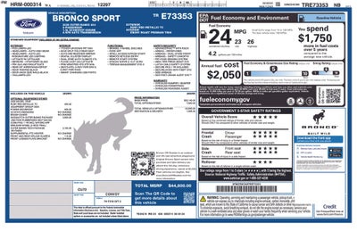 2026 Ford Bronco Sport Outer Banks