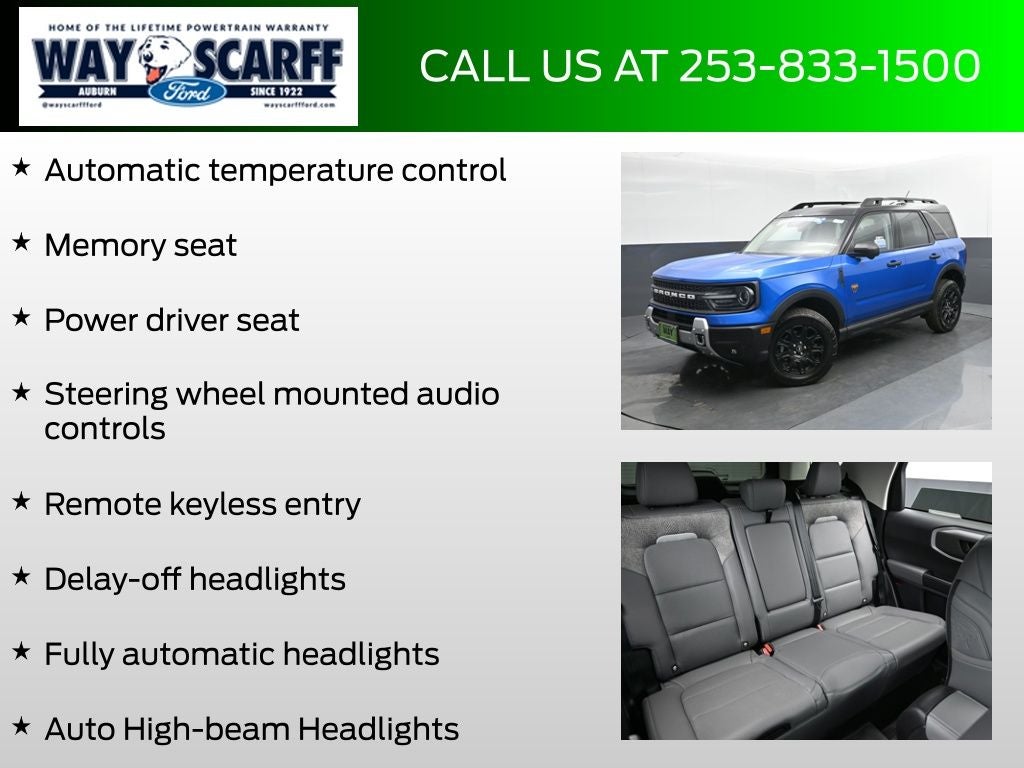 2025 Ford Bronco Sport Badlands