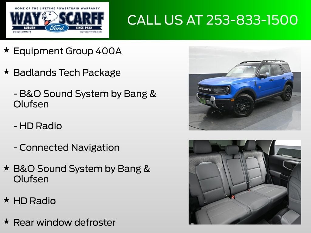 2025 Ford Bronco Sport Badlands