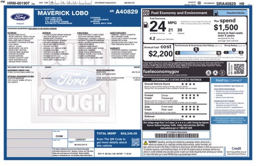 2025 Ford Maverick Lobo High