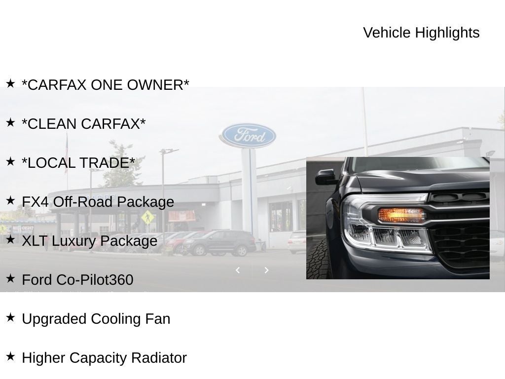 2022 Ford Maverick XLT