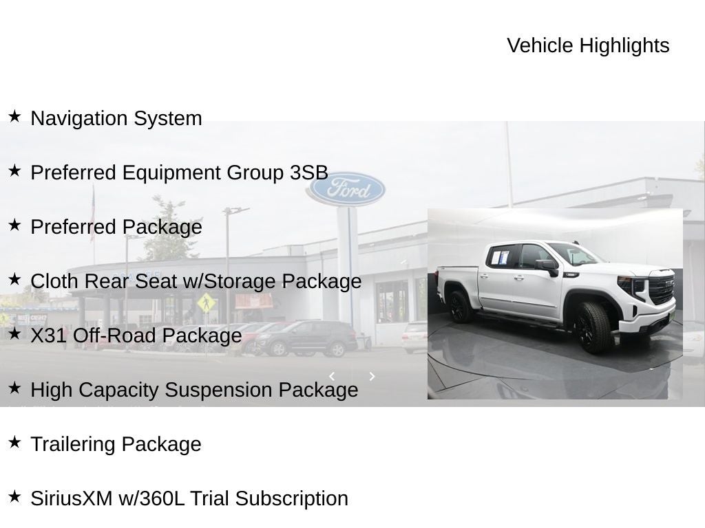 2025 GMC Sierra 1500 Elevation