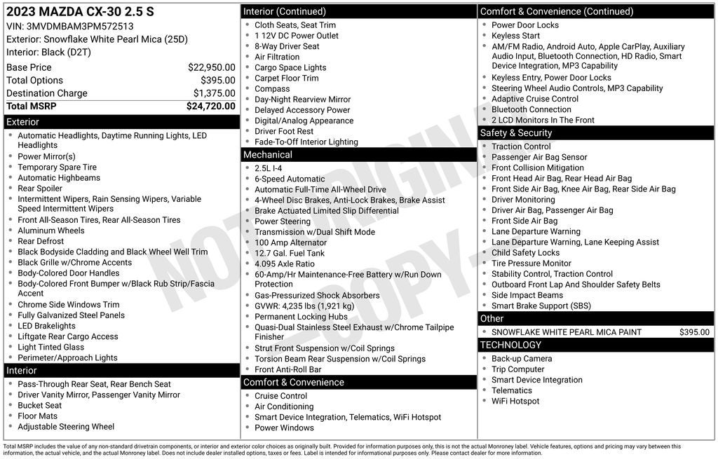 2023 Mazda Mazda CX-30 2.5 S