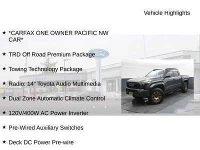 2024 Toyota Tacoma TRD Off-Road
