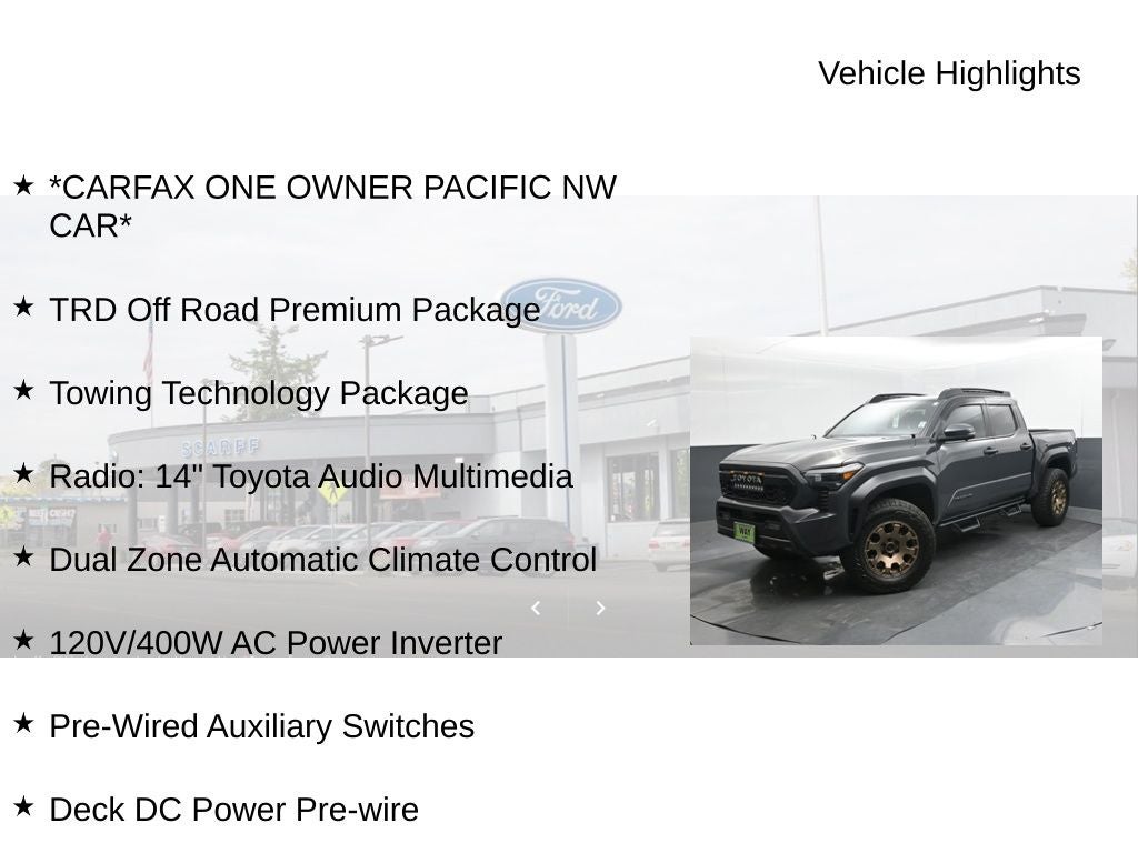 2024 Toyota Tacoma TRD Off-Road