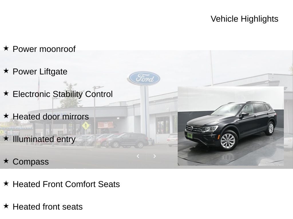 2019 Volkswagen Tiguan 2.0T SEL 4Motion