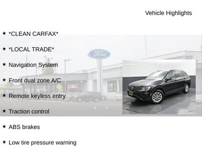 2019 Volkswagen Tiguan 2.0T SEL 4Motion